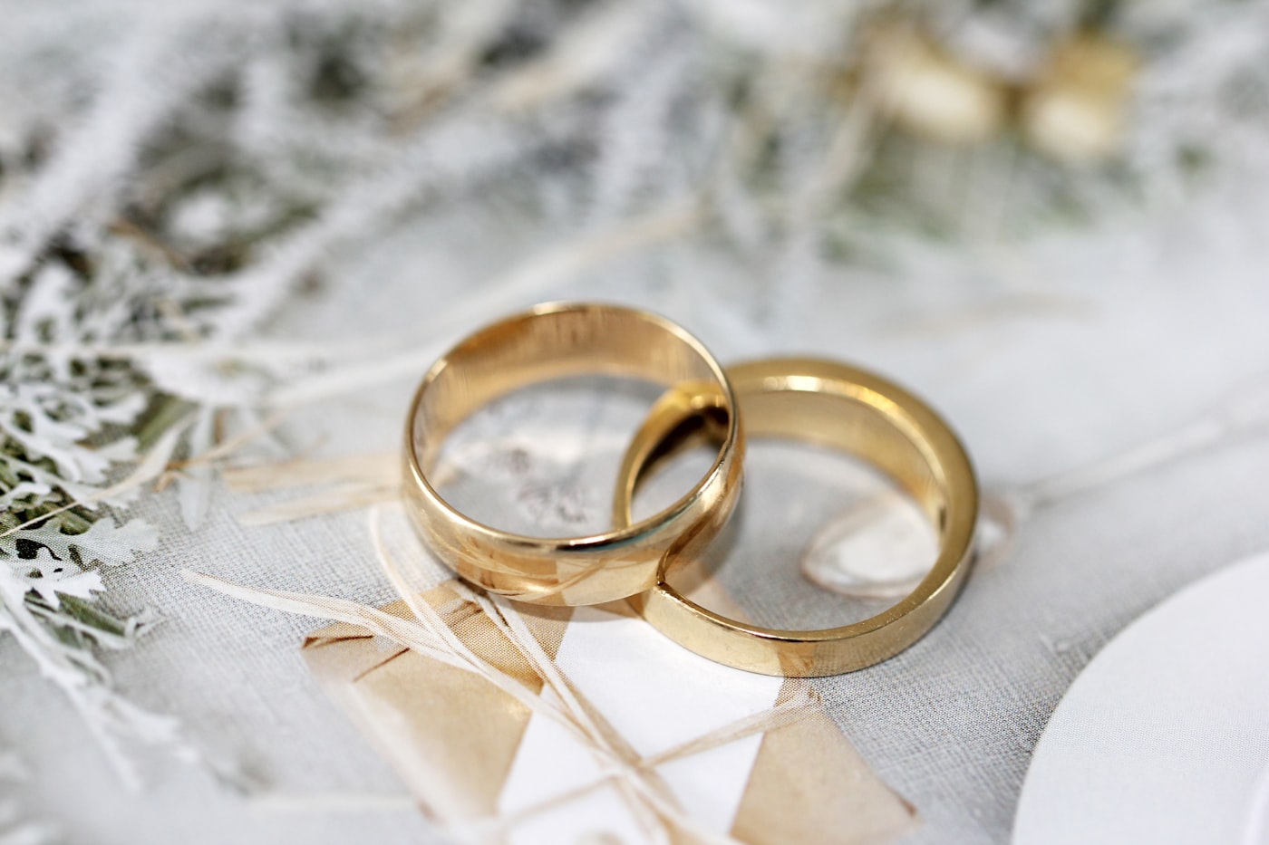 Wedding rings, detail